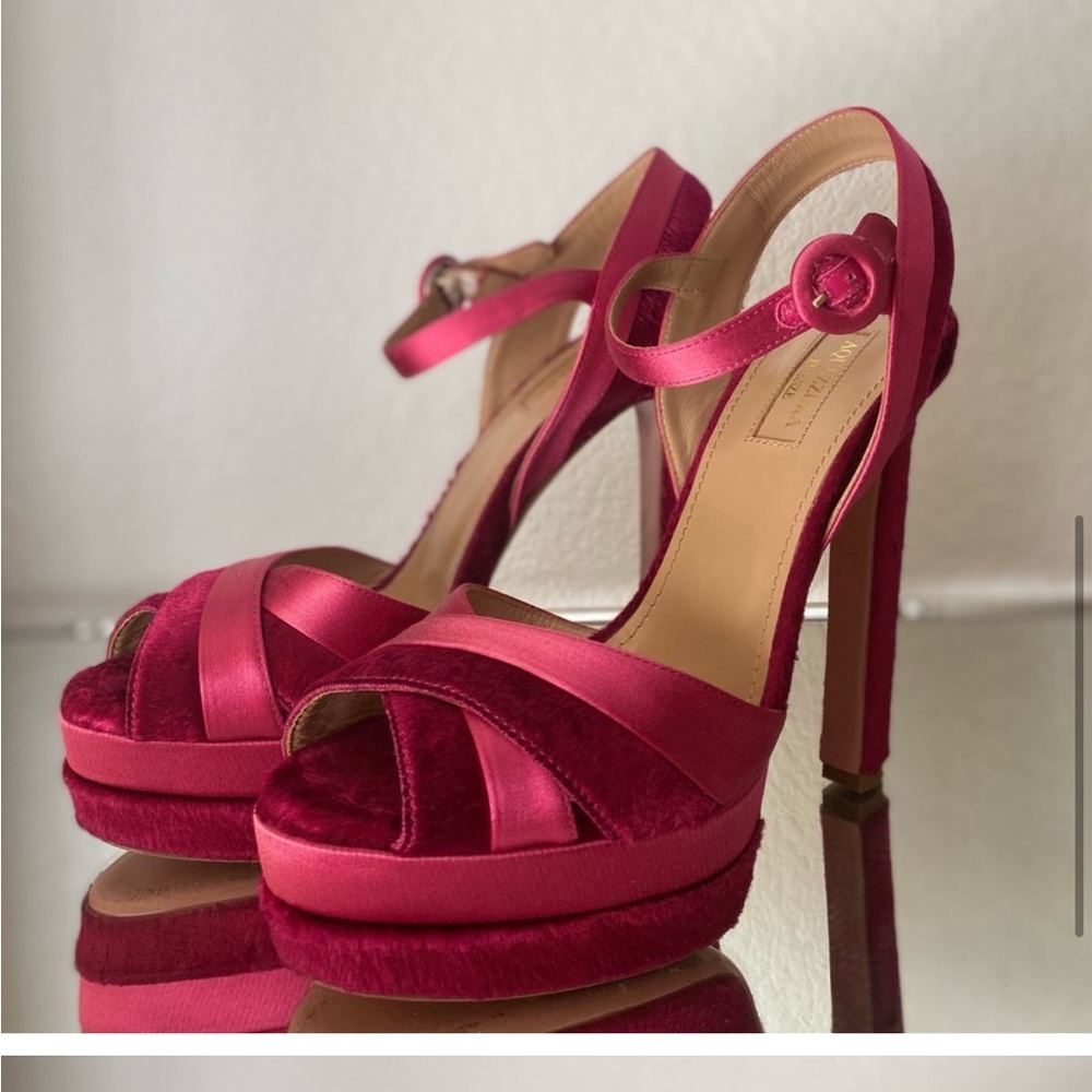 Like new 🌺 Aquazzura Coquette Platform 140mm Sandal 37